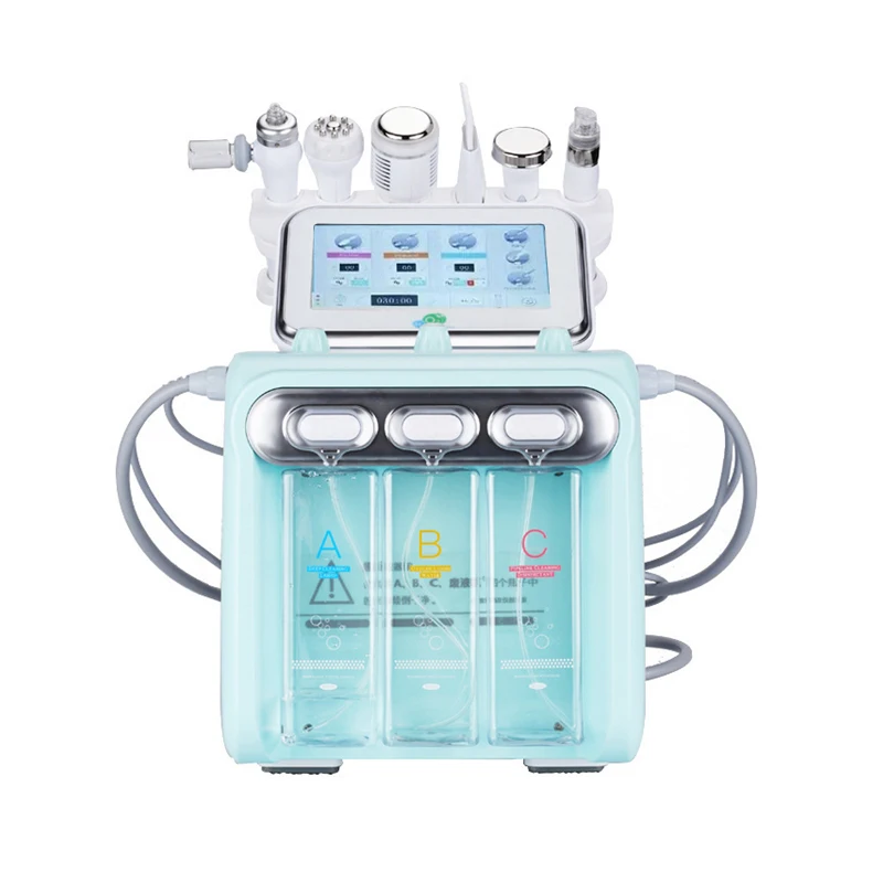 7 в 1 H2O2 гидроокислительняа установка для корки Hydra Красота очищения кожи машина