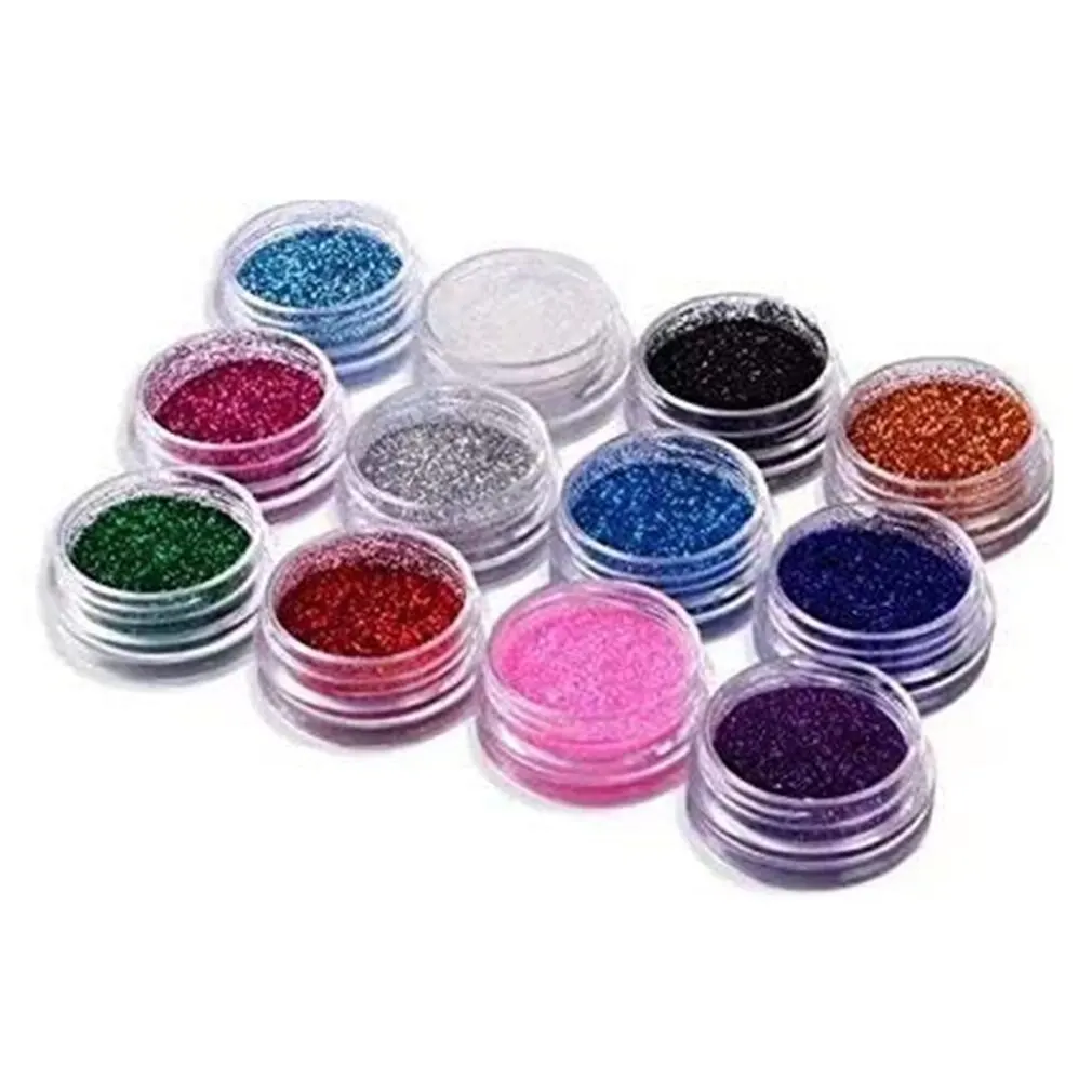 

Manicure 12 Colors Small Hexagon Sequins Set Phototherapy Crystal Armor Ornaments Nail Art Small Sequins