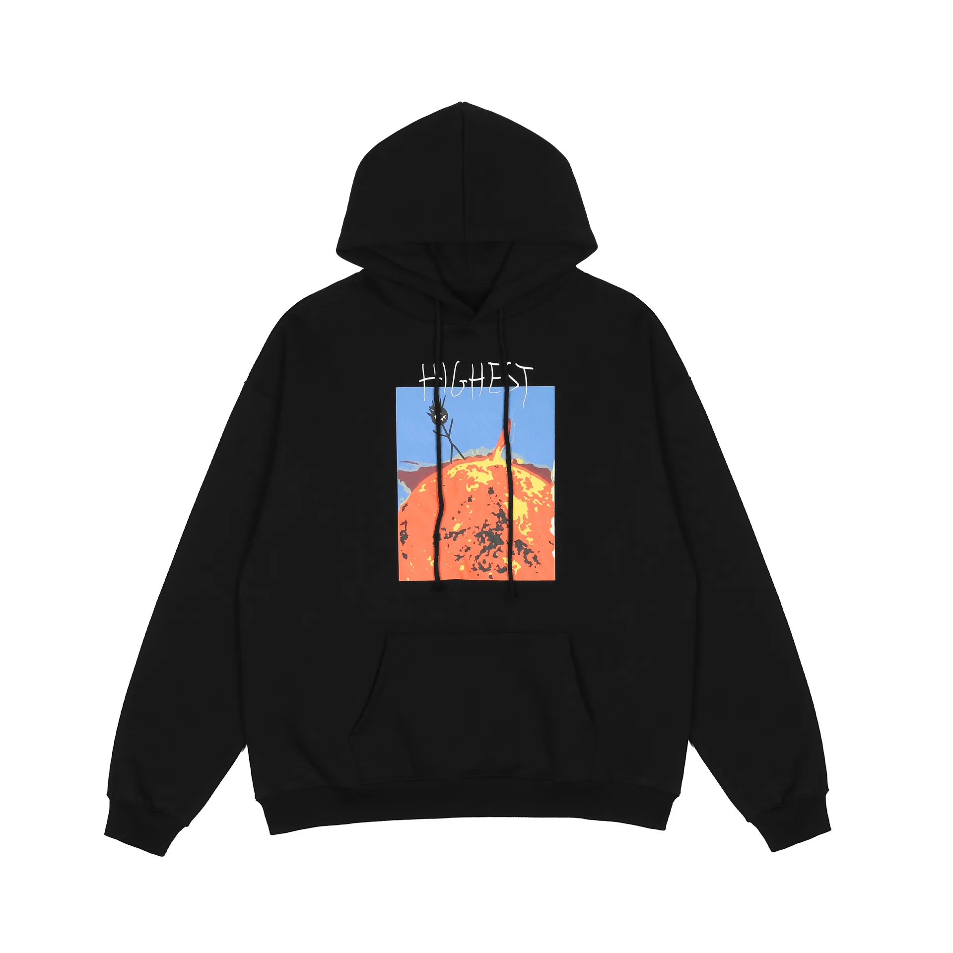 

New 2022 Men cactus Jack Turn it Up Hoodies Hoody hooded Sweatshirts velvet Cotton Drake Thick Fleece Street #A487