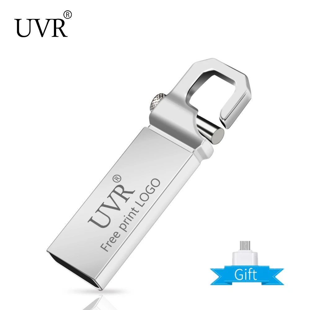 silver USB Металлический usb флеш-накопитель 8 ГБ, флеш-накопитель 64 ГБ, флеш-карта памяти 16 Гб, usb 2,0, флеш-накопитель 32 ГБ, память usb 128 ГБ, ключ, печать логотипа - Цвет: silver USB