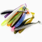 10 шт.лот мягкие приманки, силиконовая приманка 5,5 см, Товары для рыбалки, морская рыбалка, Pva, свимбейт, воблеры, искусственная Снасть