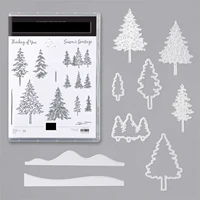 pine metal cutting dies and stamps stencils for diy scrapbooking photo album decor die cut embossing paper card