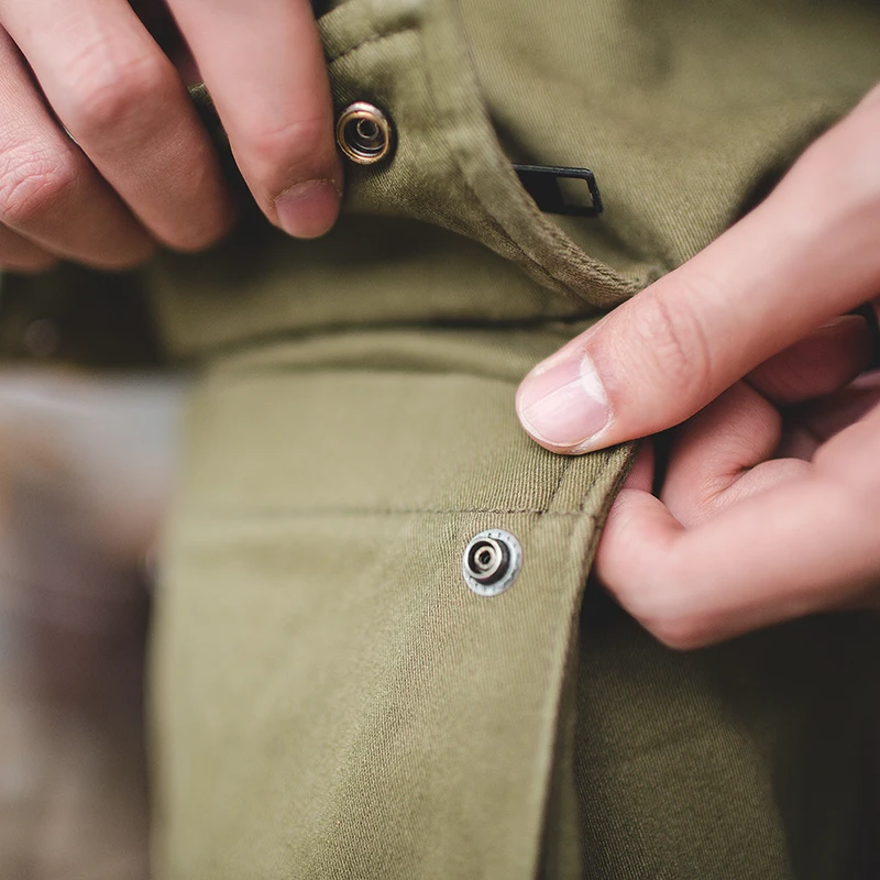 Мужские брюки джоггеры из Твила зауженные с несколькими карманами синего хаки