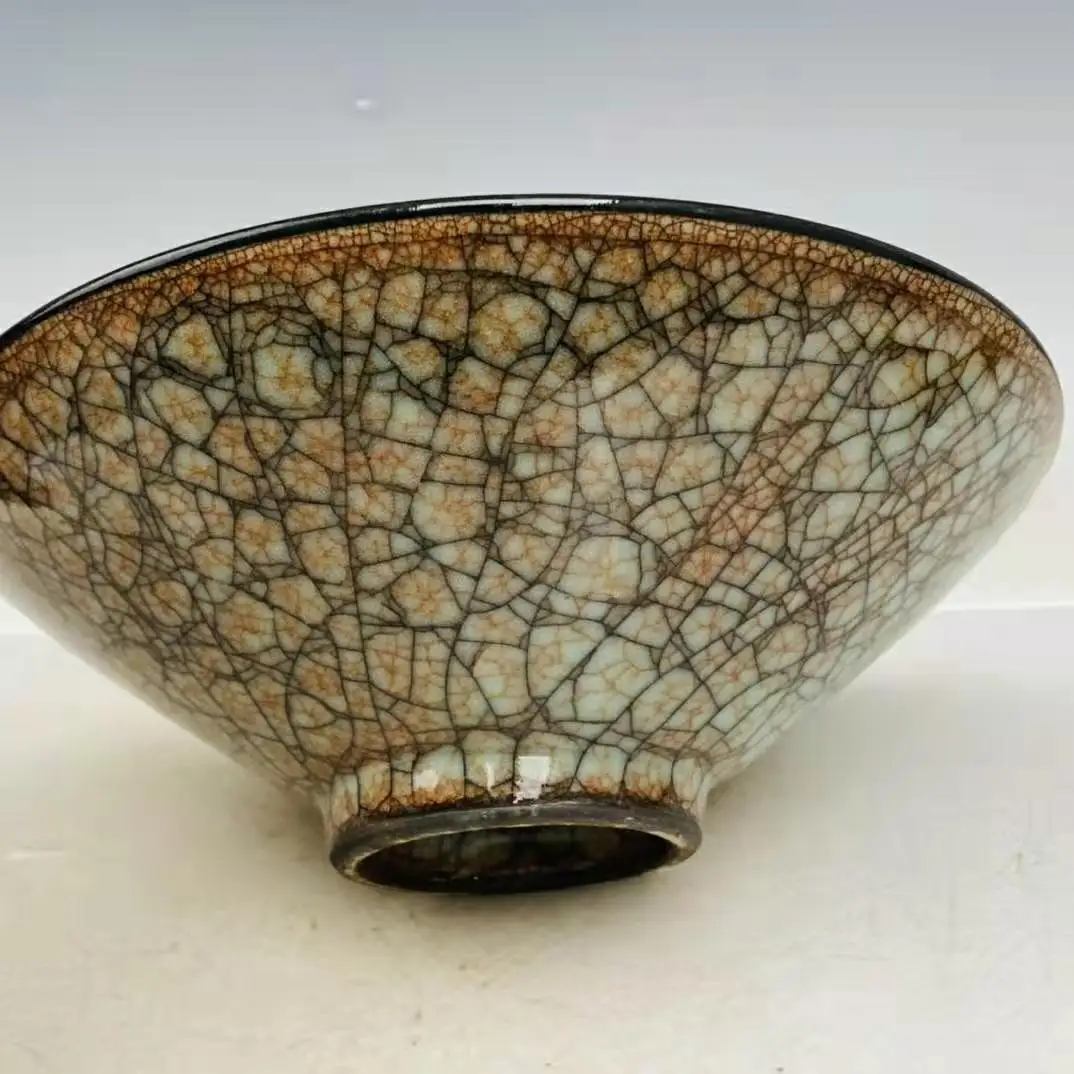 

9 антикварная фарфоровая чаша SongDyansty, узор из золотой проволоки и железной линии, ручная роспись, коллекция и украшение, бесплатная доставка