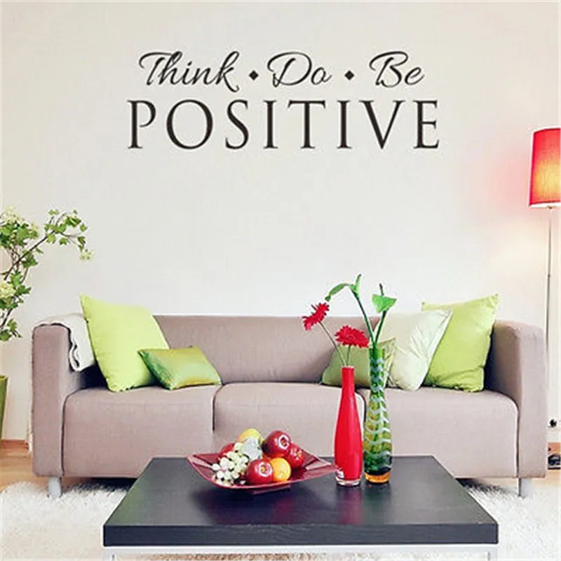 Съемные милые английские наклейки с цитатами фон для дивана искусство домашний