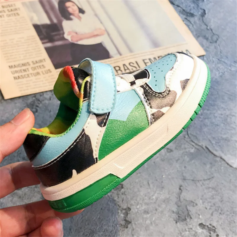 

AOGT 2020 Autumn Baby Shoes Infant Toddler Shoes Soft Comfortable Microfiber Leather Baby Sneakers Non-slip Rubber First Walkers