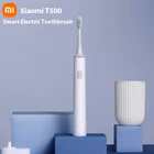 Оригинальная звуковая электрическая зубная щетка Xiaomi T500, Mi, долгий срок службы батареи, IPX7 Mijia, зубная щетка, высокая частота, вибрация, магнитная