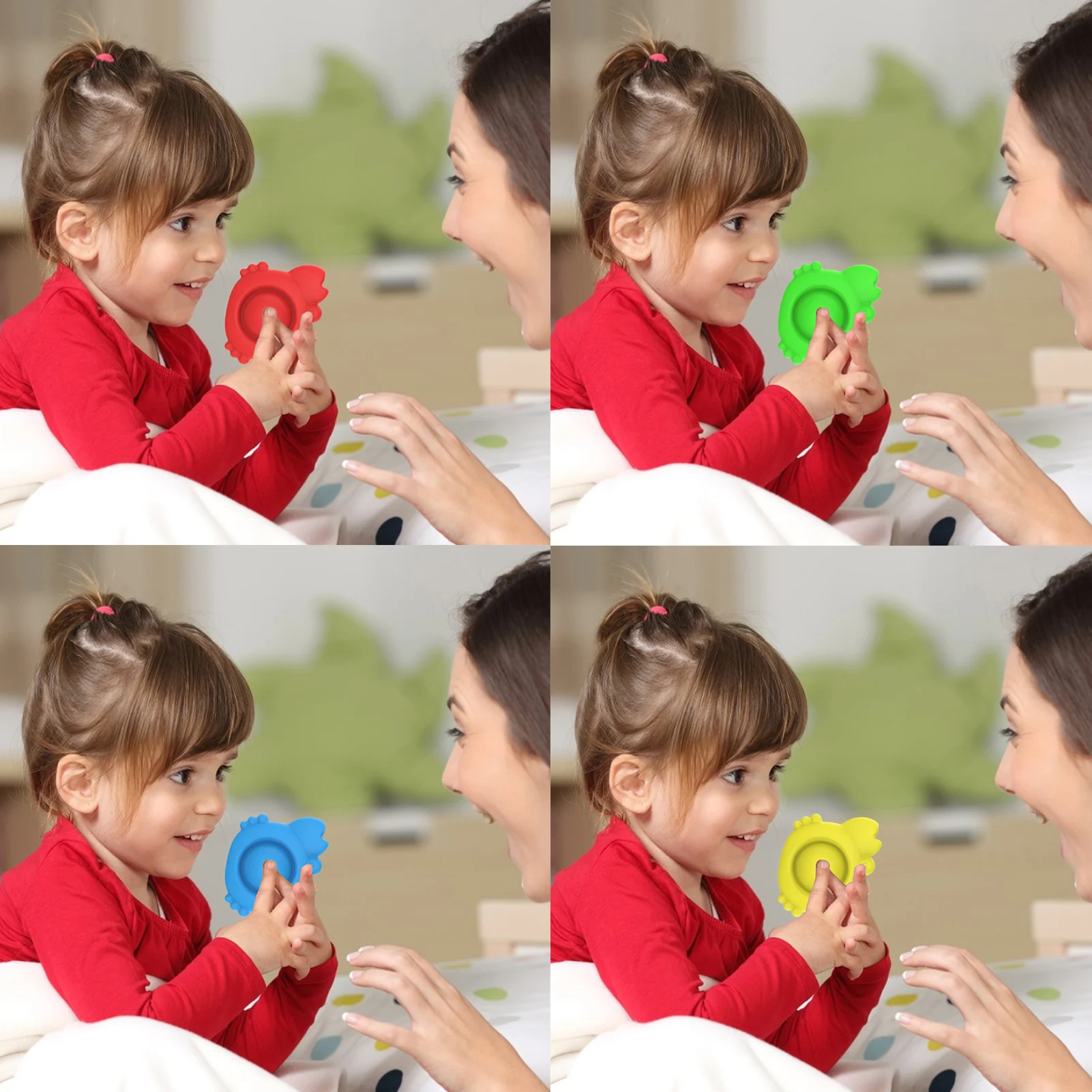 

Simple Dimple Toy Decompression Keychain Stress Reliever Toy Push Bubble Fidget Toy Sensory Autism Special Needs Game For Kids