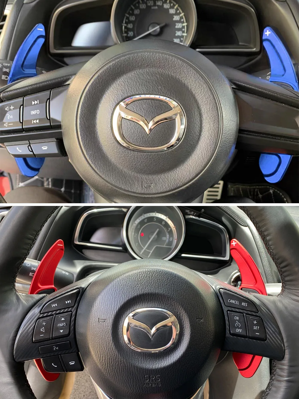 Для Mazda 2 3 6 AXELA SKYACTIV Atenza CX-3 CX5 CX-9 GT Подпись рулевого колеса автомобиля весло