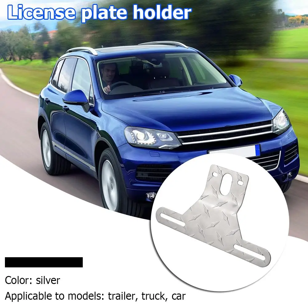 

Car Automobile Truck Trailer License Plate Light Mounting Bracket Holder Silver with Sufficient Durability and Ruggedness