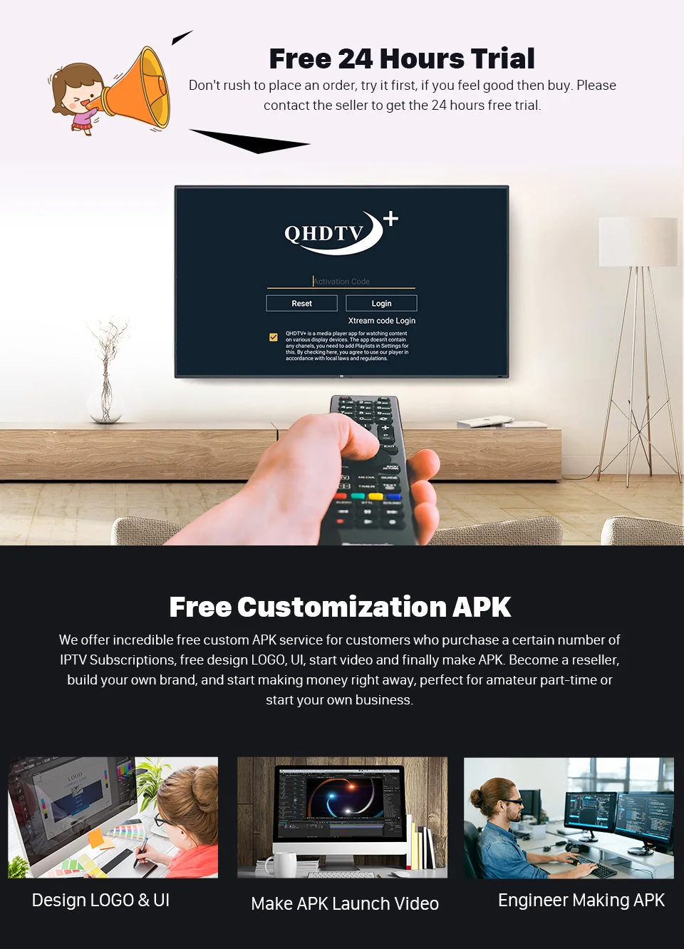Android tv Box QHD tv+ подписка IP tv код Португалия Швеция голландский Италия Испания Франция Бельгия Голландский 1 год IP tv для M3U Smart tv