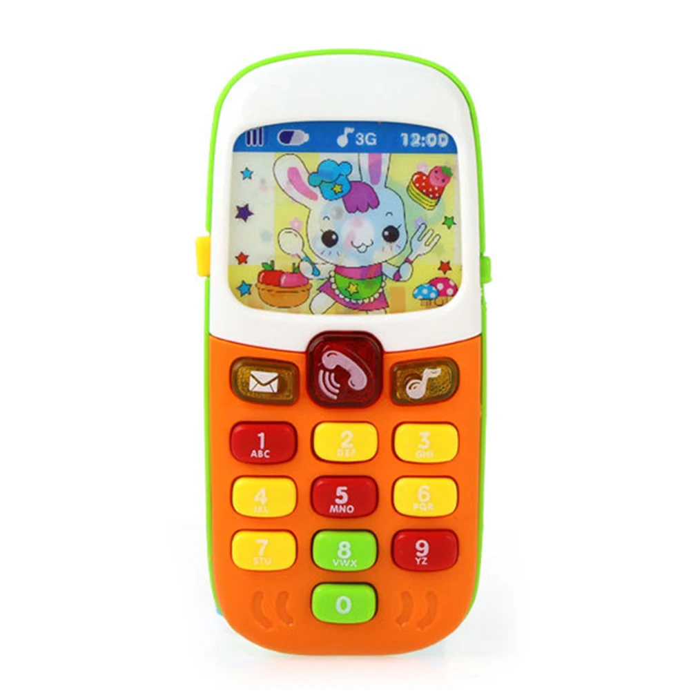 Электронная искусственная игрушка детский мобильный телефон Обучающие игрушки
