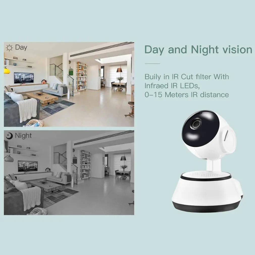HD 720P домашняя IP камера беспроводная умная WiFi Wi Fi аудио запись наблюдения детский