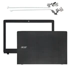 Новая задняя крышка для ноутбукаПередняя панельпетли для Acer Aspire E5-575 E5-575G E5-553 TMP259 TMTX50 60.GDZN7.001 черная