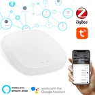 Беспроводной хаб для умного дома Tuya ZigBee Gateway, хаб с дистанционным управлением через приложение Smart Life, работает с Alexa Google Home