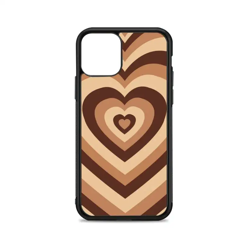 

Latte Love Coffee Heart Phone Case for iPhone 12 mini 11 pro XS Max X XR 6 7 8 plus SE20 High quality TPU silicon cover