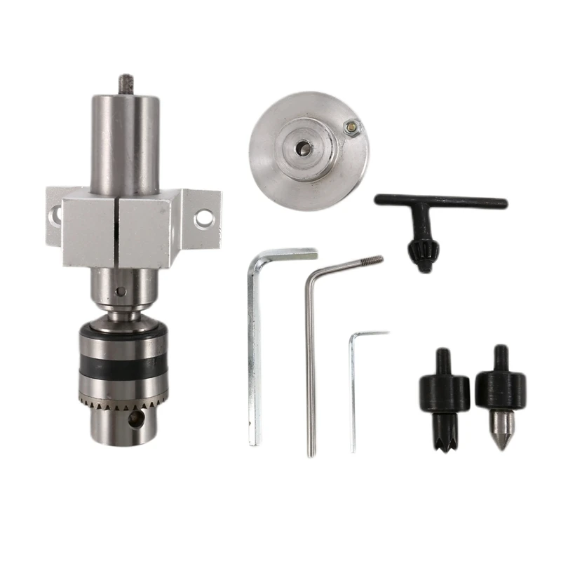 

Multifunction Drilling Tailstock Live Center With Claw For Mini Lathe Machine Revolving Centre DIY Accessories Woodworking