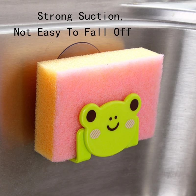Держатель губки милая Высококачественная мультяшная ткань для посуды с