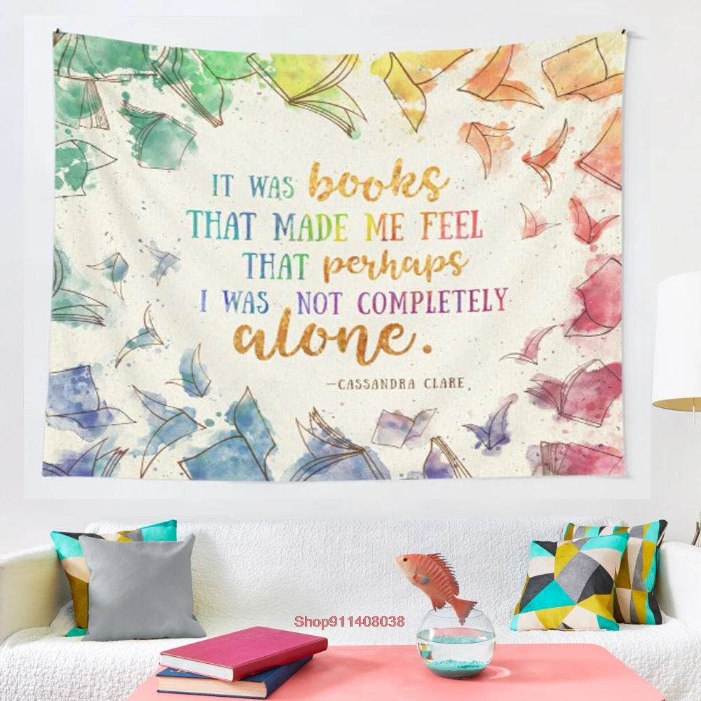 

It was books tapestry Blanket Tapestry Bedroom Bedspread Decoration