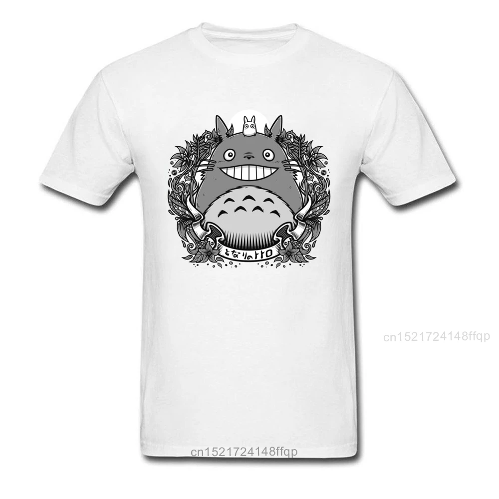 Милая футболка с принтом сосед Тоторо для мужчин на заказ аниме забавная одежда