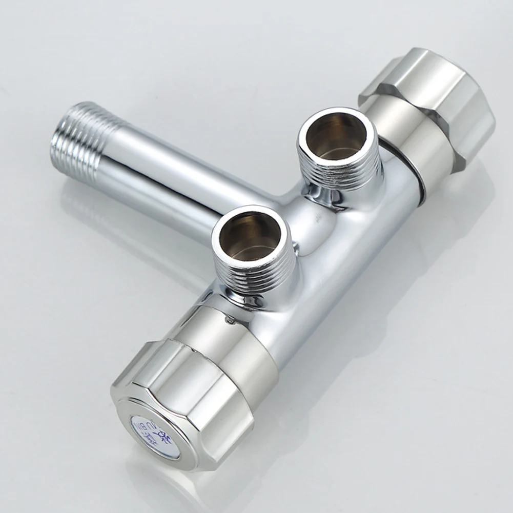 Newly 3 Way Triangular Valves One Into Two Out Double Water Angle Multi-function for Home XSD88 | Обустройство дома