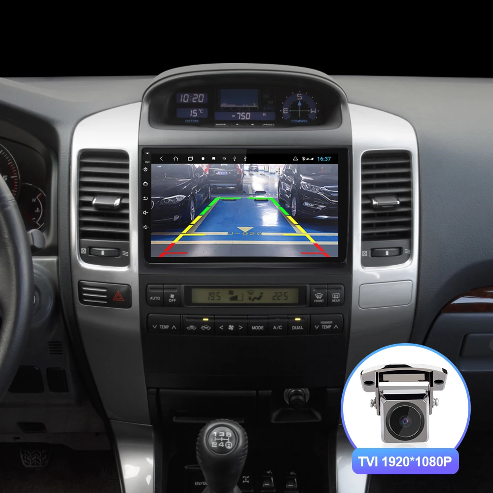 Isudar H53 4G Android 1 Din Авто Радио для Toyota/Prado 120 2004 2009 Автомобильный мультимедийный gps 8
