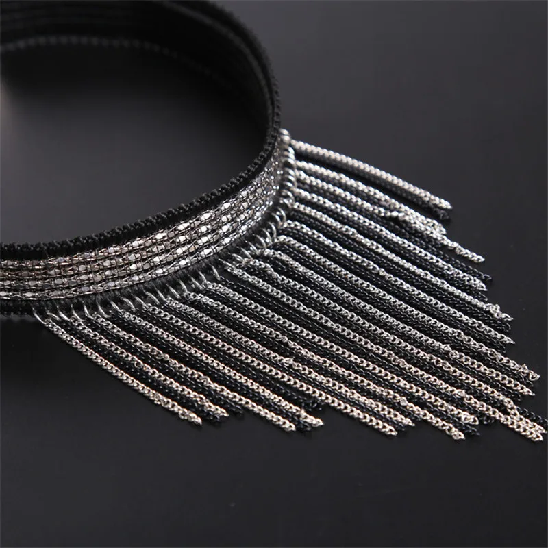 Ожерелье цепочка из сплава короткое ожерелье с кисточкой и популярные модели