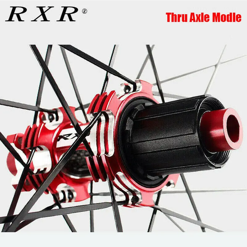 RXR 26/27. 5/2" карбоновая ступица 7-11Speedwheelset колеса для горного велосипеда дисковый тормоз 5 подшипников MTB велосипедные колеса через ось/QR