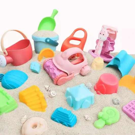 16 шт./компл. Оригинальные лучшие пляжные игрушки для детей развивающая