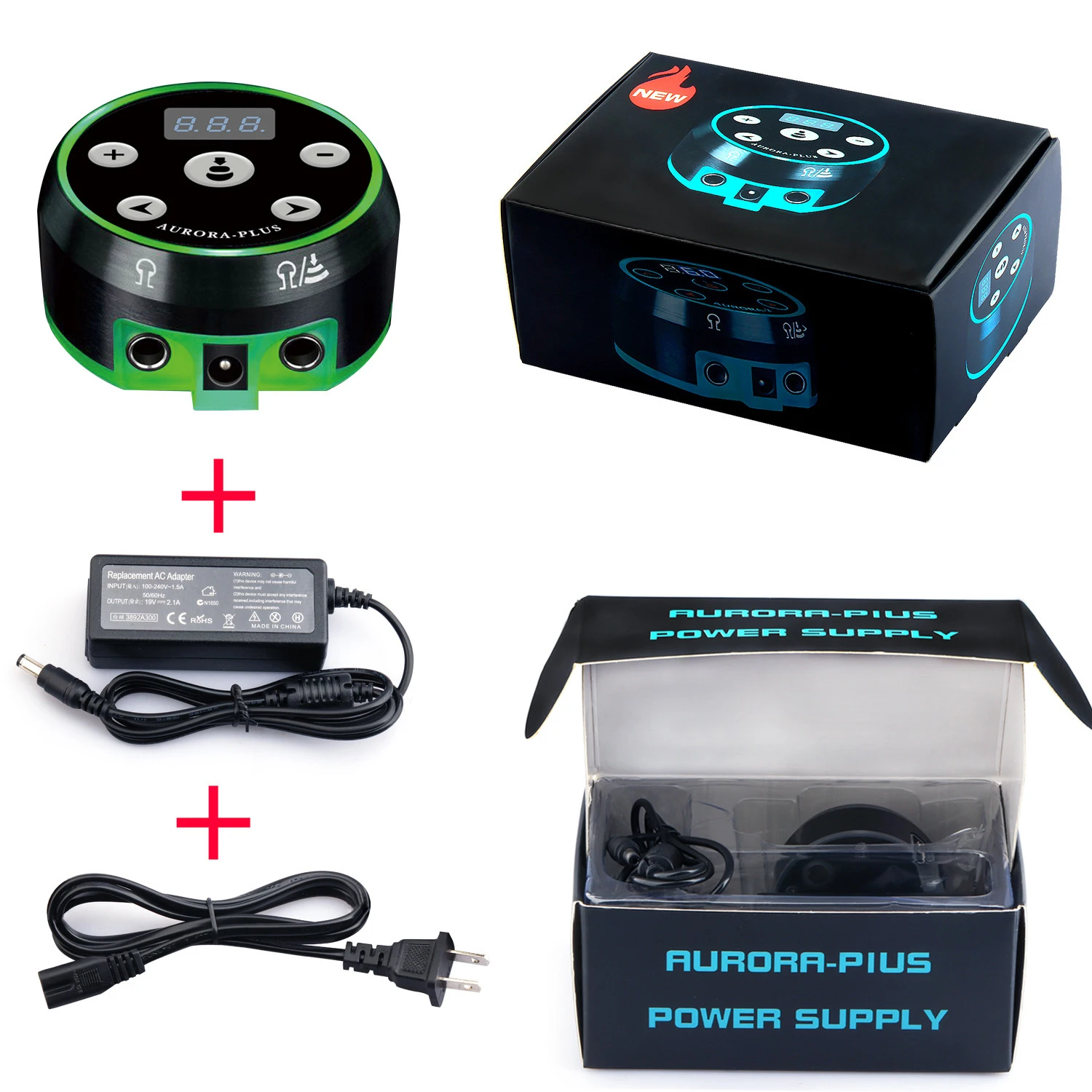 Профессиональный тату машинка для мастера ЖК дисплей Питание роторная ручка с