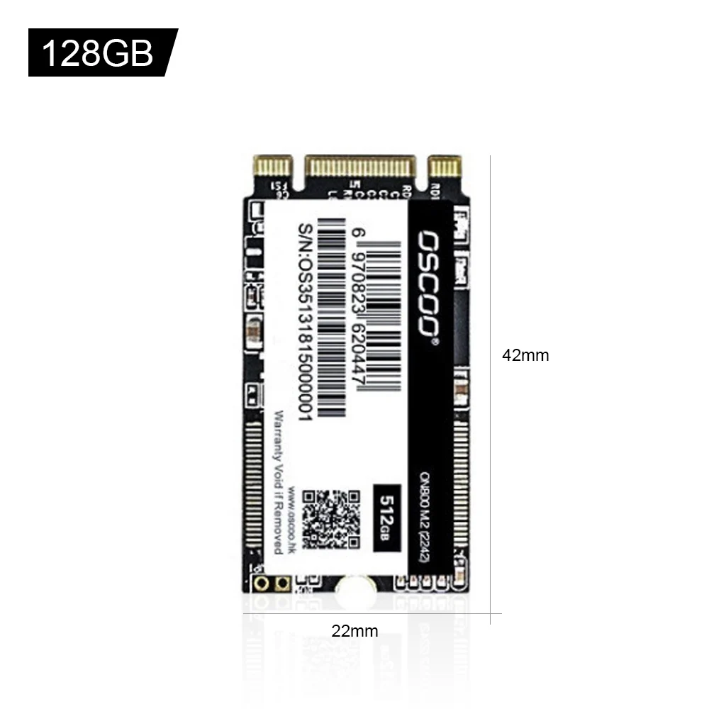 

OSCOO ON800 MLC 2246XT M.2 NGFF SSD High Speed SATA3 6Gb/S 128GB/256GB/512GB Solid State Drives Hard Disk For Laptop