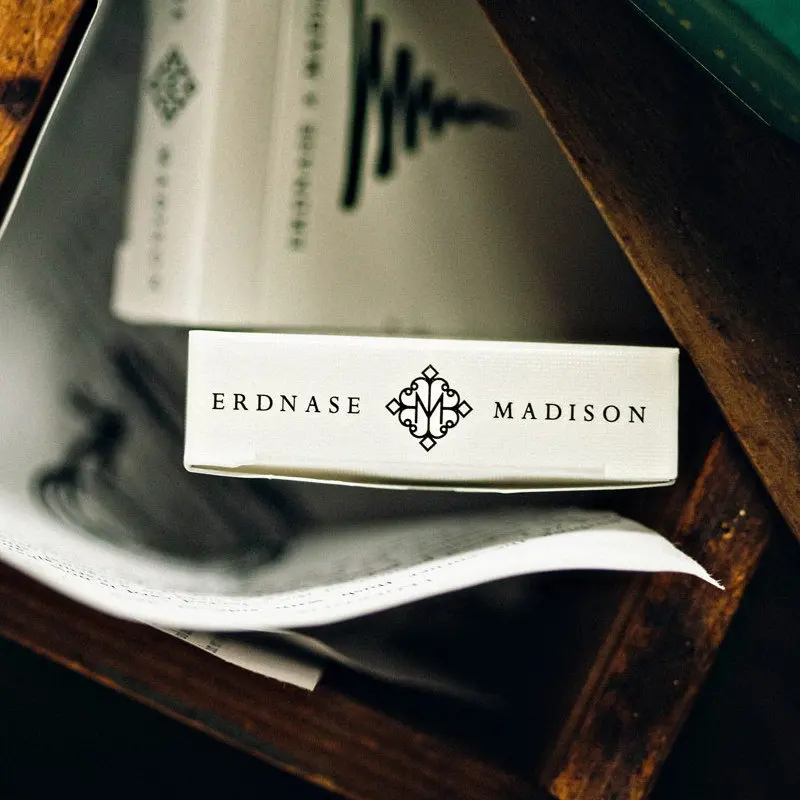 Ellusionist Erdnase x Madison игральные карты велосипед ExM белая колода покер USPCC пользовательское ограниченное издание Волшебные трюки магический реквизит
