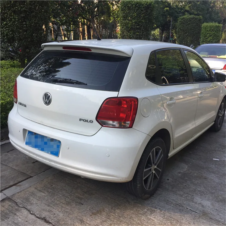 Спойлер для Volkswagen Polo 2011-2018 высокое качество абс материал заднее крыло автомобиля