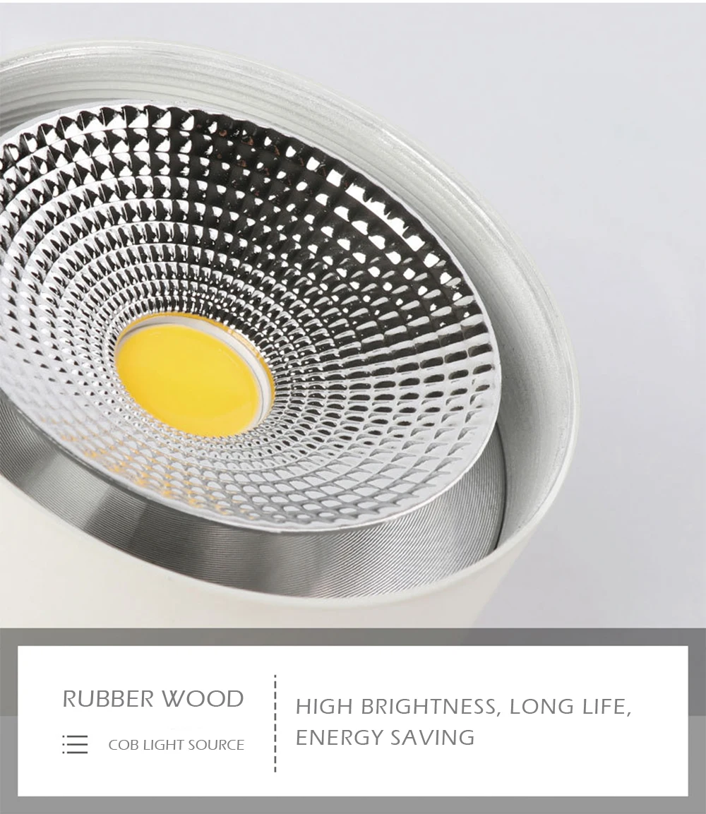 Дерево 5 w светодиодный светильник потолочный деревянный пятно света светильники