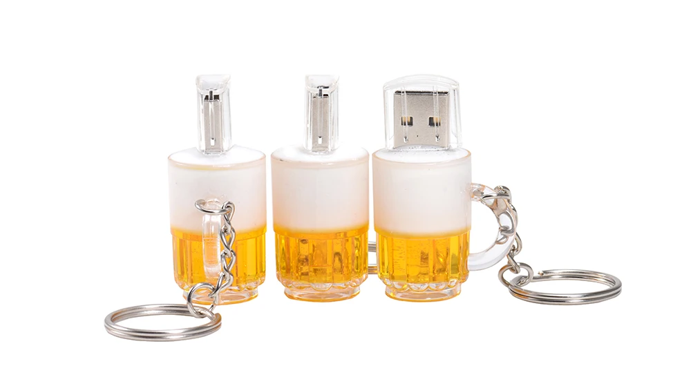 JASTER Горячая Мода креативный мультфильм USB флеш-накопитель 2,0 4 ГБ/8 ГБ/16 ГБ/32 ГБ/64 Гб пивная кружка usb карта памяти