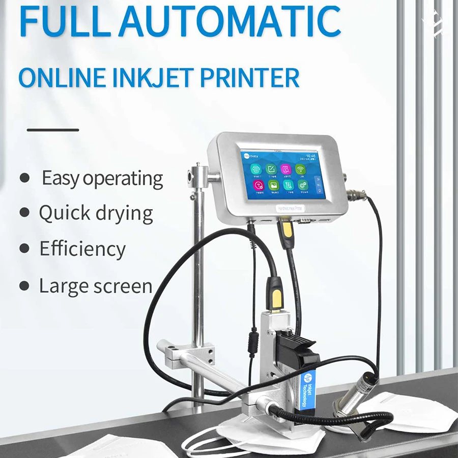 

15 languages capacitive Screen automatic coding machine date printer mask printer Online Inkjet Printer Thermal Inkjet TIJ
