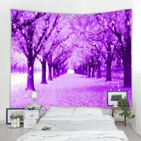 cherry blossom forest landscape decor tapestry mandala boho hippie wall tapestry curtain living room bedroom wall decor tapestry