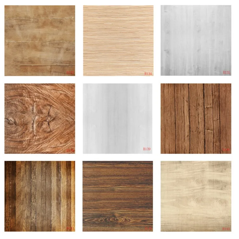 Виниловый фон Nitree для фотостудии с вертикальной текстурой в полоску и деревянным