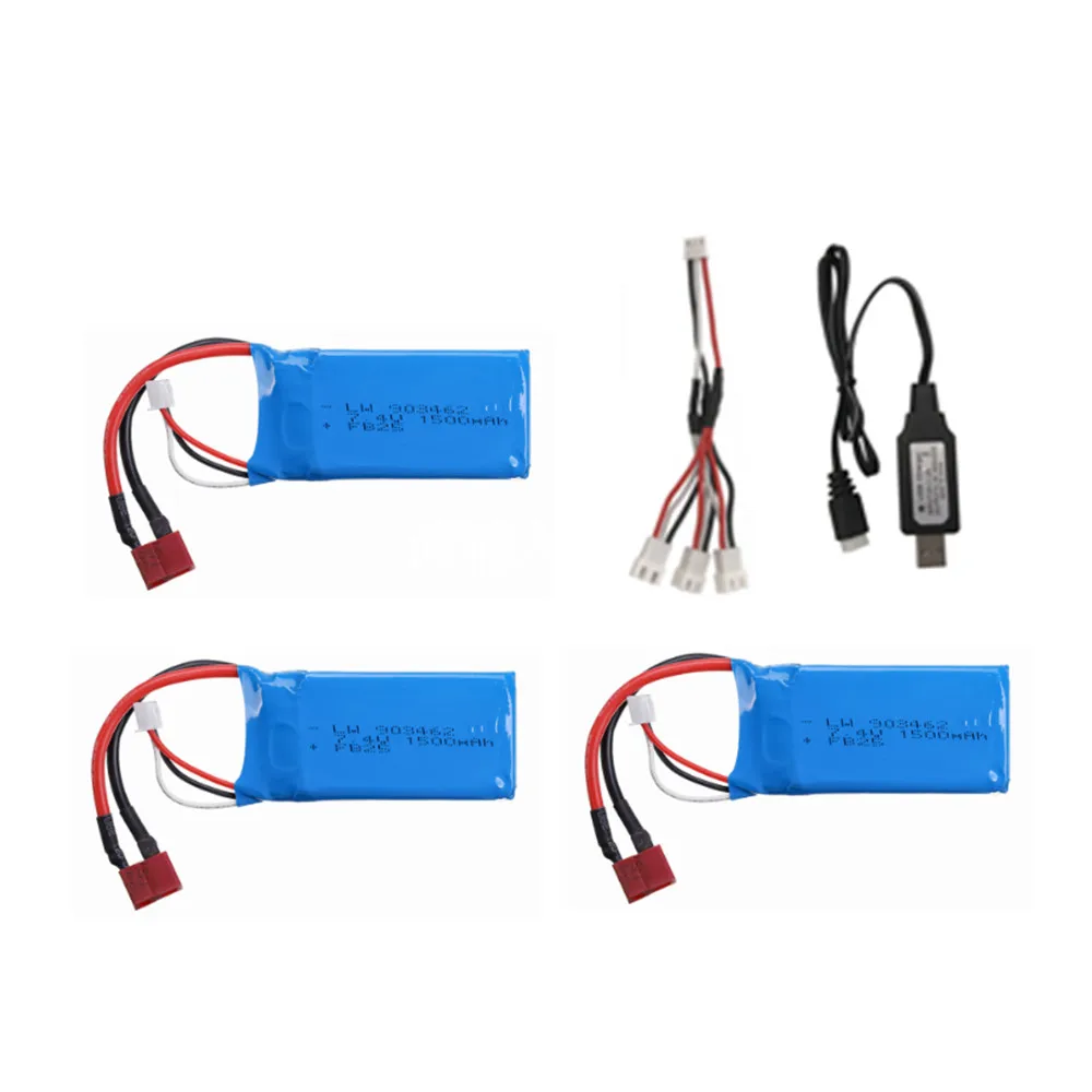 7 4 V 1500mAh 2S Lipo Батарея для Q39 Wltoys A959-B A969-B A979-B K929-B RC пустыни грузовика запасных