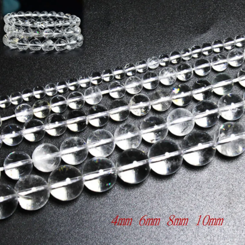 

Clear Crystal Loose Spacer Beads for Jewelry Making Set