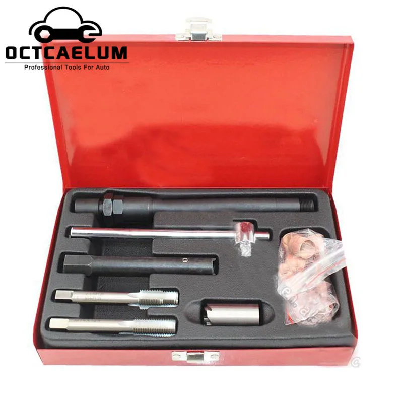 Набор инструментов для ремонта резьбы свечи зажигания двигателя M14/M15.8 Tap AT2106|kit