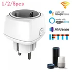 Умная розетка с голосовым управлением и таймером, розетка с голосовым управлением и поддержкой Wi-Fi