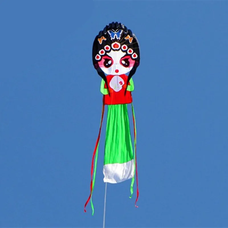 Фото Новинка Высококачественный мягкий воздушный змей пекинг опера мифический