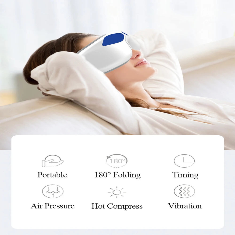 値段 Anada電気振動エアバッグ目マッサージ機音楽空気圧赤外線加熱ヘルスケアスマートアイケアケアツール
