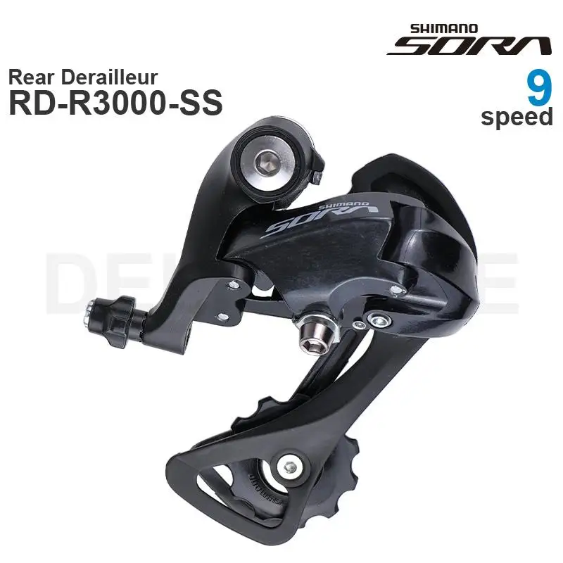 Цена Смартфон SHIMANO SORA R3000, модель 9задний переключатель скорости, средняя/короткая, дорога, оригинальные детали