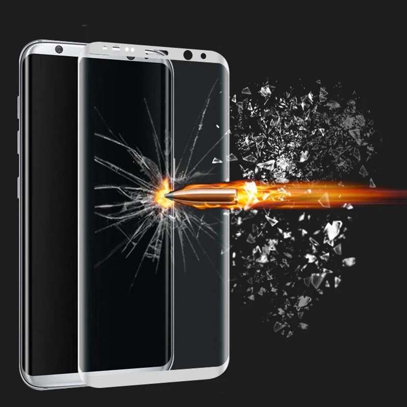 Защитное стекло закаленное 6D для Samsung Galaxy S9|Защитные стёкла и плёнки телефонов| |