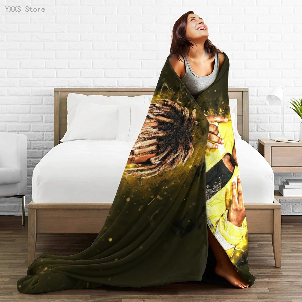 

Anime 3D printed Ultra-Soft Micro Fleece Blanket flannel throw Sherpa bedspread bedding sofa picnic fur soft blanket 300336353