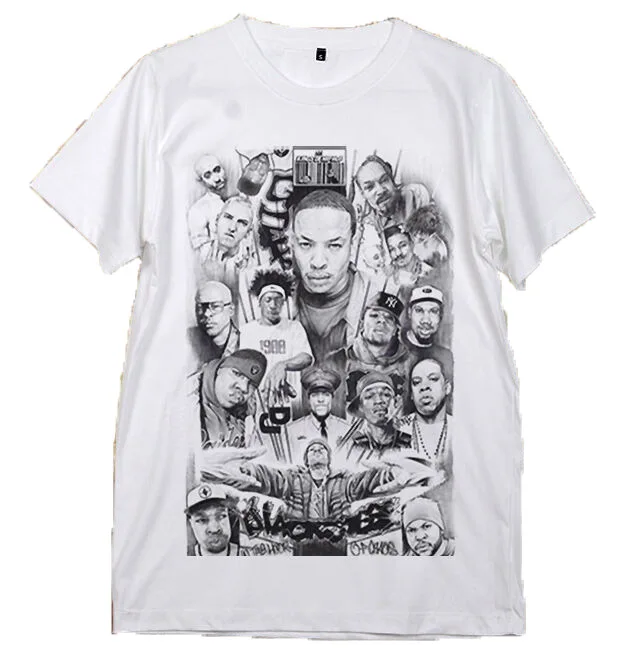 

Mix All Rapper Ice Cube Eminem 2PAC U-Nack, V-Nack White Gray T-Shirt O-Neck Tee Shirt Men Cotton Tees Streetwear