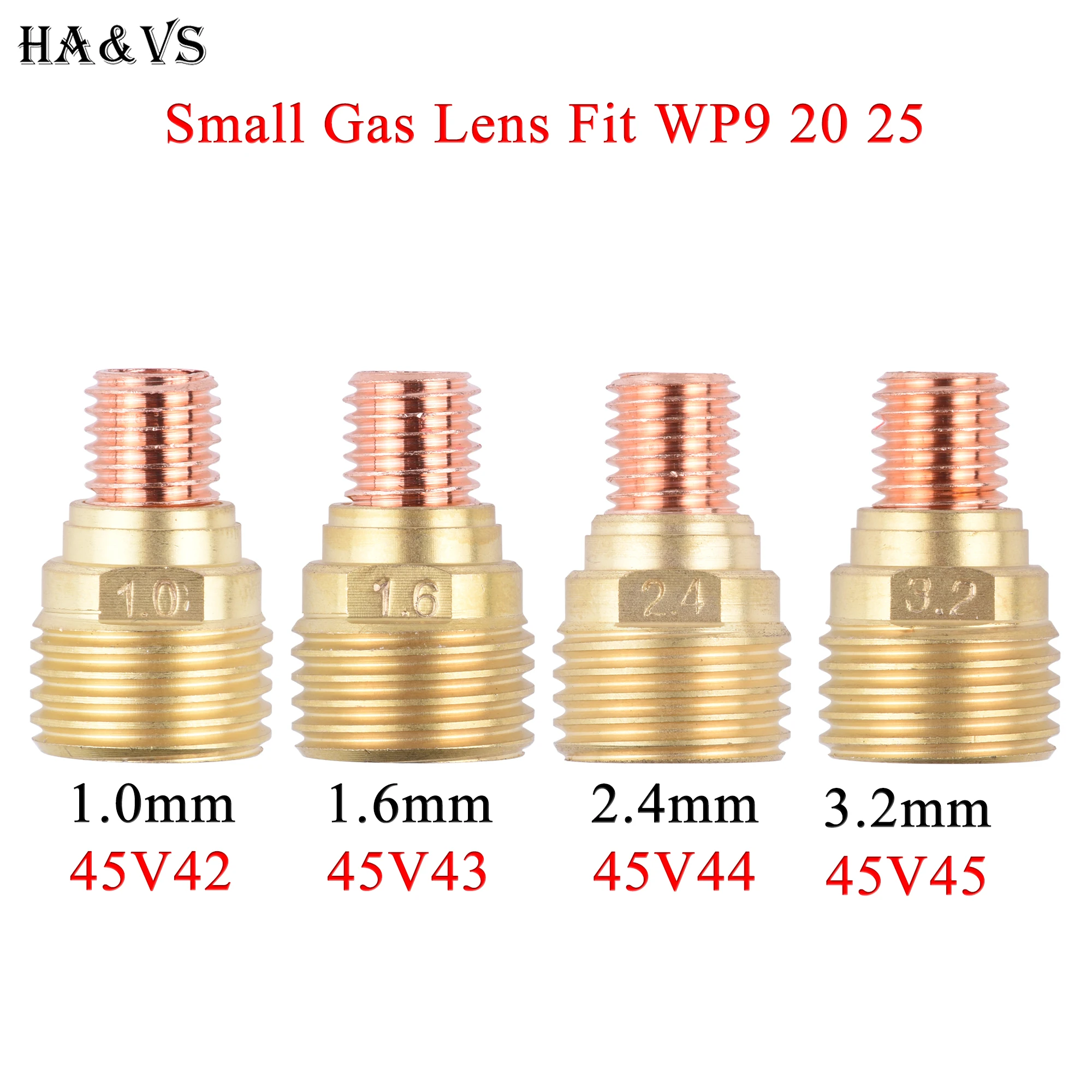 Цанговый корпус для газовой линзы TIG 45V42 45V43 45V44 45V45 WP9 20 25 5/10 шт. 1 0/1 6/2 4/3 2 мм |