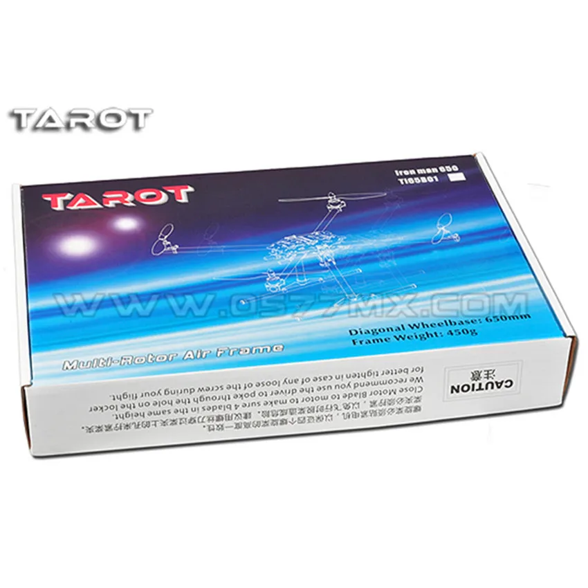 Складная рама для квадрокоптера Tarot TL65B01 650 3K из чистого углеродного волокна